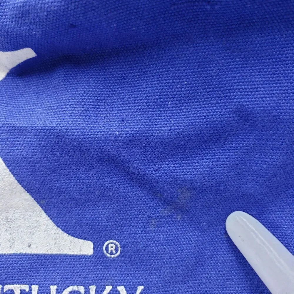 Vintage University of Kentucky Blue Barrel Duffel Bag UK Wildcats College Travel